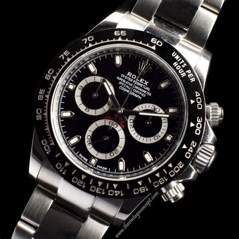 rolex daytona black dial|rolex daytona black price.